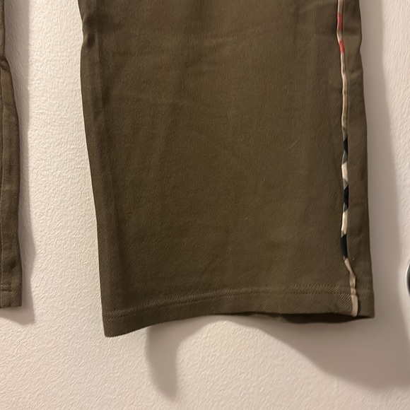 Burberry full olive green track suit with Burberry print piping, lightly worn - Picture 12 of 16